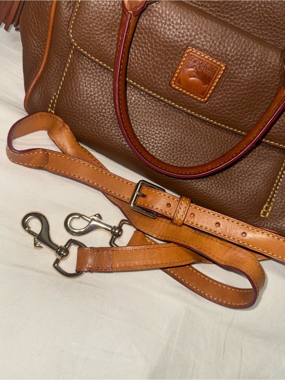 Dooney & Bourke Florentine Pocket Satchel - Picture 15 of 15